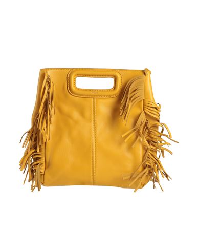 Maje Woman Handbag Marigold Size - Sheepskin In Yellow