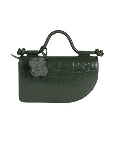 Pinko Woman Handbag Dark Green Size - Leather In Green