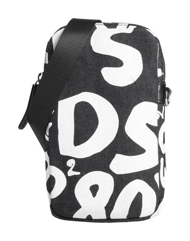 DSQUARED2 DSQUARED2 MAN CROSS-BODY BAG BLACK SIZE - TEXTILE FIBERS 