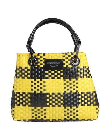 Emporio Armani Woman Handbag Yellow Size - Plastic In Yellow
