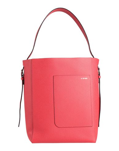 Valextra Woman Shoulder Bag Red Size - Calfskin