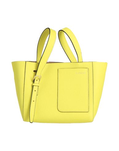 Valextra Woman Handbag Pastel Yellow Size - Calfskin In Yellow