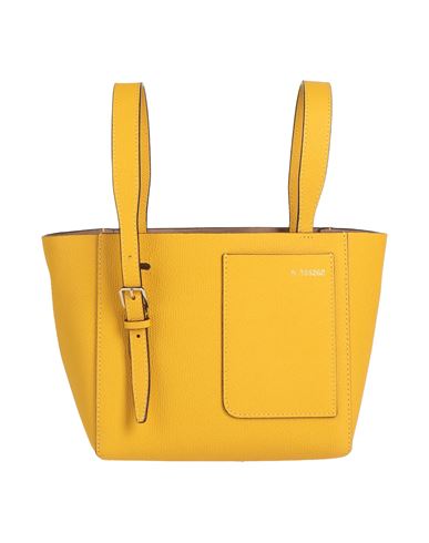 Valextra Woman Handbag Yellow Size - Calfskin In Yellow