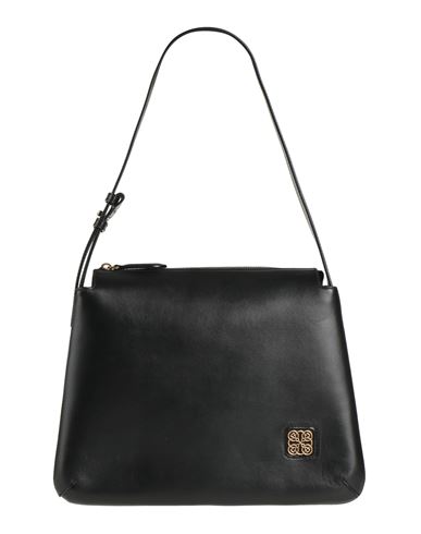 Pinko Woman Handbag Black Size - Calfskin In Black
