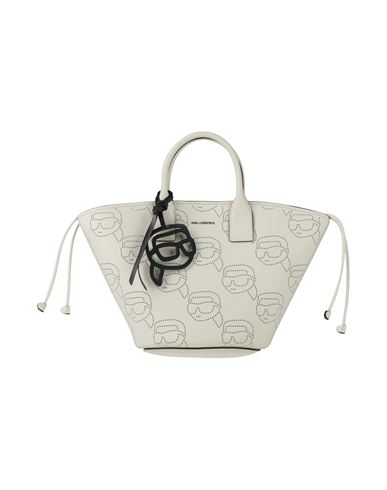 Karl Lagerfeld Women's Perforated Karlitos White Tote In White