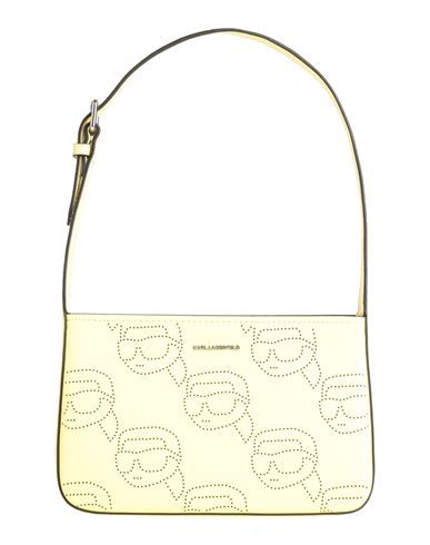 Karl Lagerfeld Woman Handbag Yellow Size - Cow Leather In Yellow