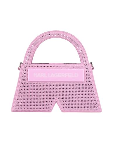 Karl Lagerfeld Small Ikon K Crystal-embellished Tote Bag In Purple