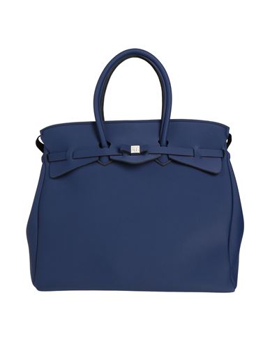 Save My Bag Woman Handbag Navy Size - Polyamide, Elastane In Blue