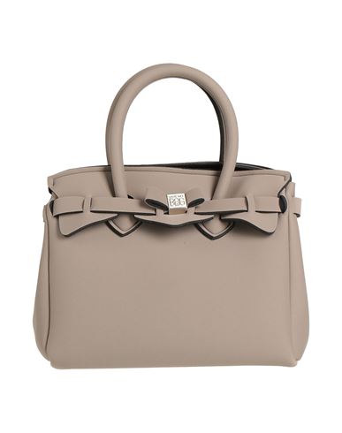 Save My Bag Woman Handbag Khaki Size - Polyamide, Elastane