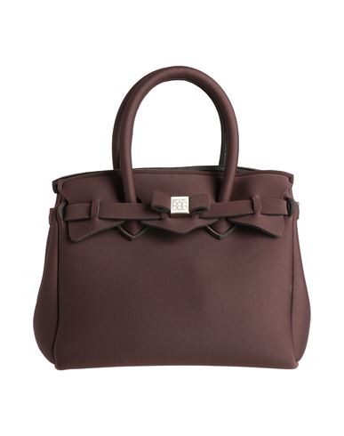 Save My Bag Woman Handbag Chocolate Brown Size - Polyamide, Elastane In Brown
