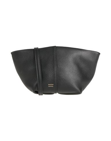 Mansur Gavriel Woman Cross-body Bag Black Size - Leather In Black