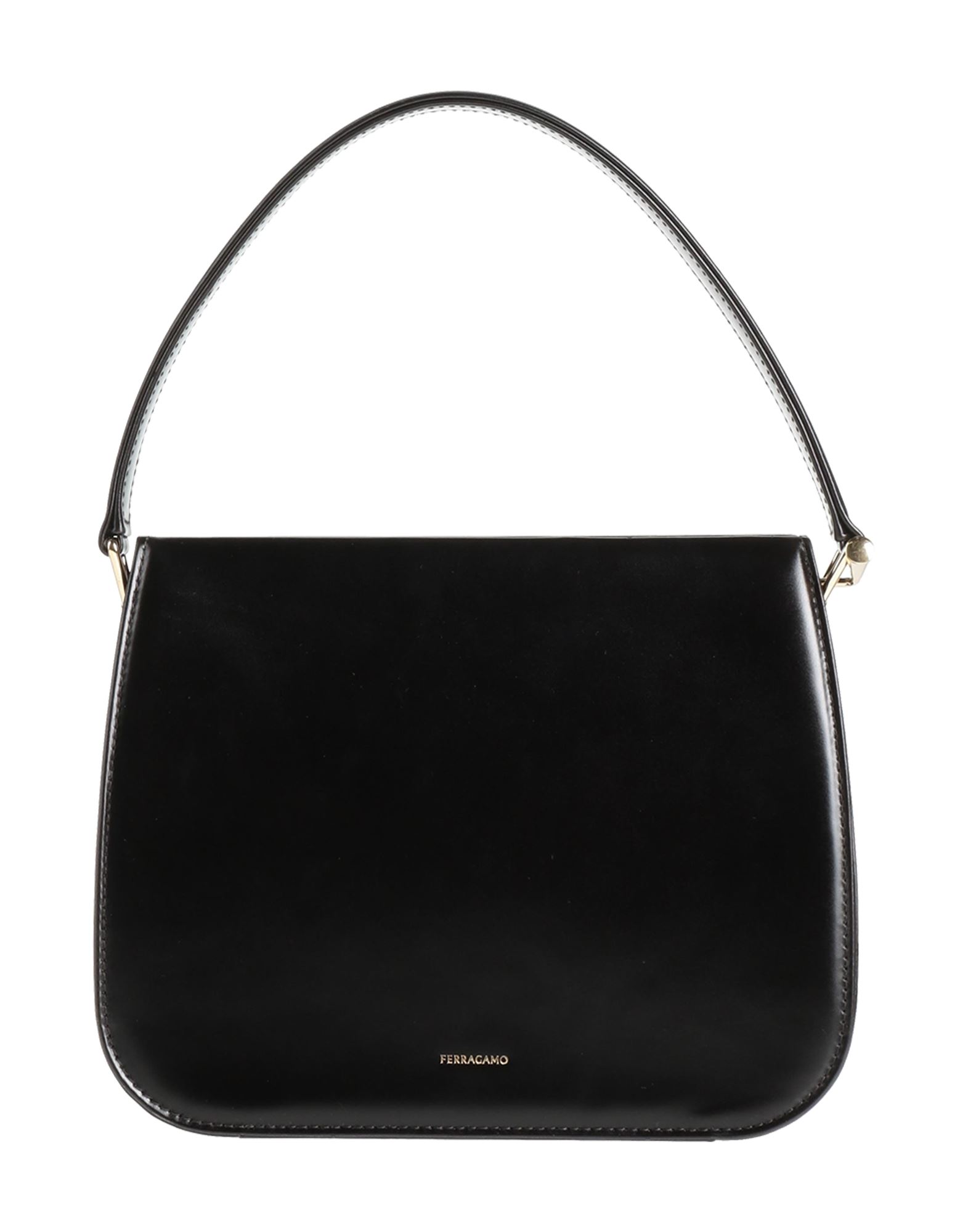 《セール開催中》FERRAGAMO レディース ハンドバッグ ブラック 牛革（カーフ） 100%
