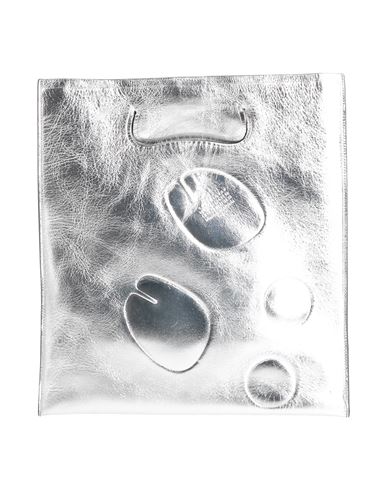 Maison Margiela Woman Handbag Silver Size - Textile Fibers In Silver