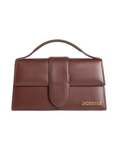 Jacquemus Woman Handbag Chocolate Brown Size - Cow Leather