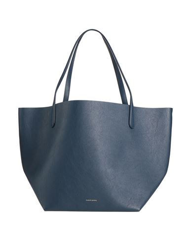 Mansur Gavriel Woman Handbag Blue Size - Leather