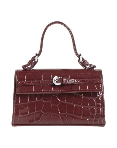 Gedebe Woman Handbag Chocolate Brown Size - Leather, Crystal