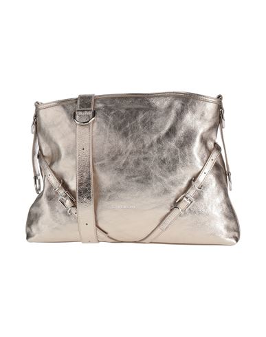Givenchy Woman Cross-body Bag Platinum Size - Calfskin In Gray