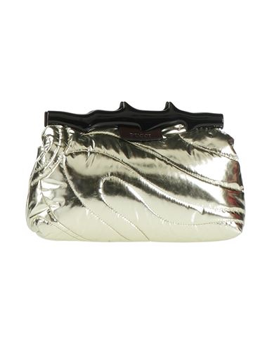 PUCCI PUCCI WOMAN HANDBAG GOLD SIZE - TEXTILE FIBERS 
