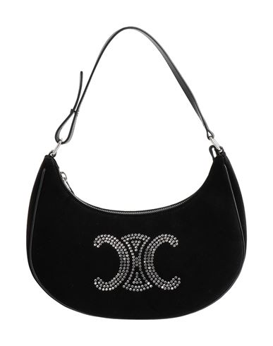 Celine Woman Handbag Black Size - Polyester, Calfskin