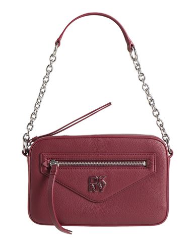 Dkny Woman Handbag Burgundy Size - Cow Leather