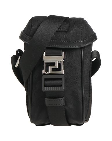 Versace Man Cross-body Bag Black Size - Polyamide