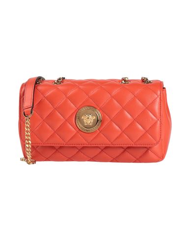 Versace Woman Cross-body Bag Tomato Red Size - Lambskin