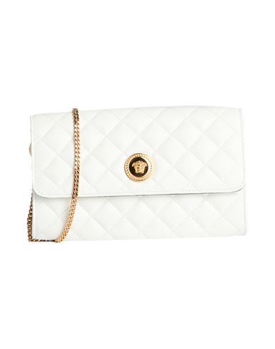 Versace Woman Handbag White Size - Lambskin