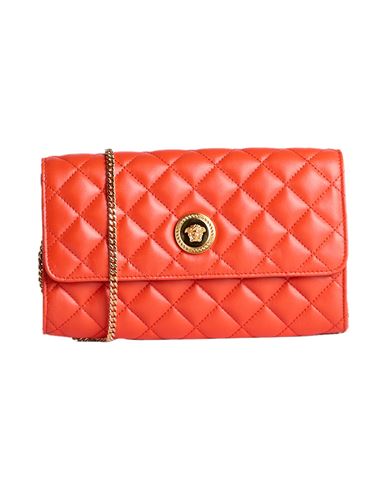 Versace Woman Handbag Tomato Red Size - Lambskin