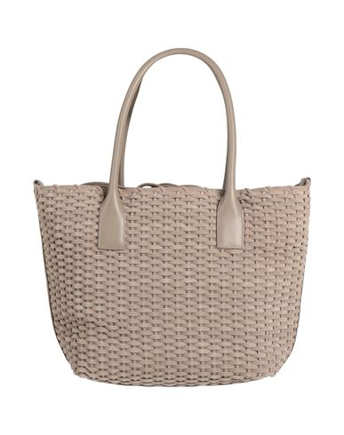 BRUNELLO CUCINELLI BRUNELLO CUCINELLI WOMAN HANDBAG TAUPE SIZE - LEATHER 