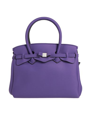Save My Bag Woman Handbag Purple Size - Polyamide, Elastane