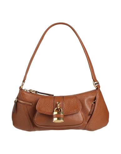 Shop Chloé Woman Handbag Tan Size - Cow Leather In Brown