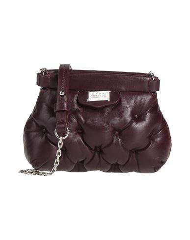 Maison Margiela Woman Cross-body Bag Plum Size - Leather In Purple