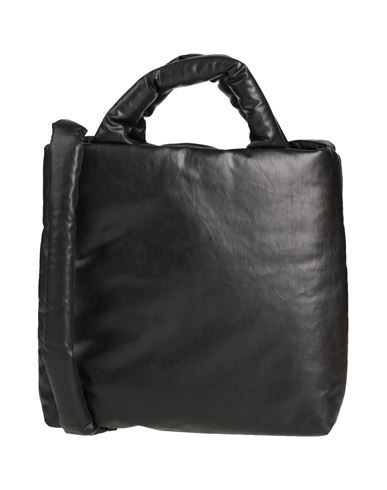 KASSL EDITIONS KASSL EDITIONS WOMAN HANDBAG BLACK SIZE - COTTON, POLYURETHANE, ELASTANE 