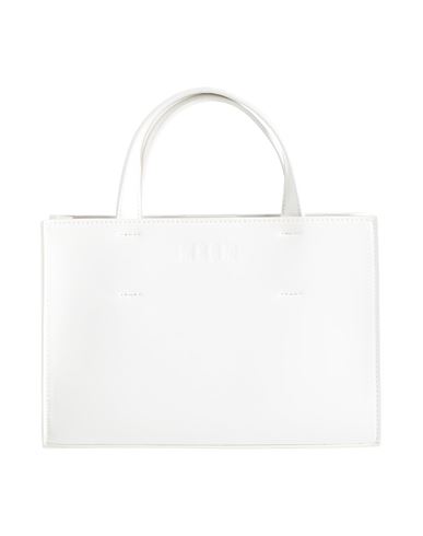 Msgm Woman Handbag White Size - Leather In White
