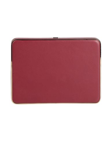 Hunting Season Woman Handbag Burgundy Size - Bull Skin