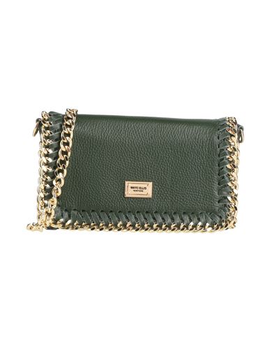 Marc Ellis Woman Cross-body Bag Dark Green Size - Leather