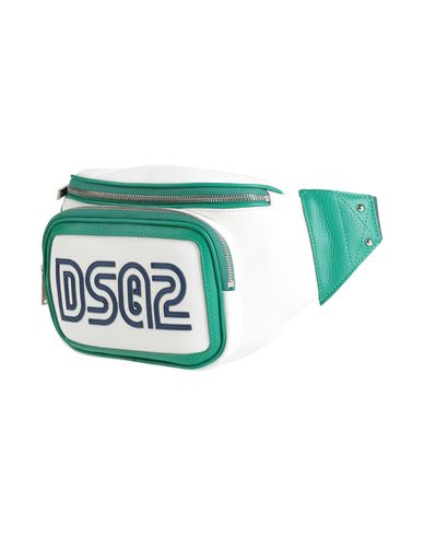 Dsquared2 Man Belt Bag Green Size - Leather