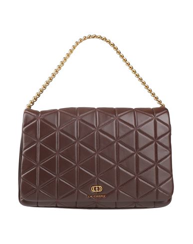 La Carrie Woman Handbag Chocolate Brown Size - Leather