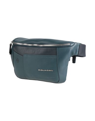 Piquadro Man Belt Bag Navy Size - Leather