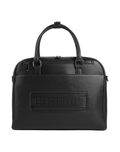 BIKKEMBERGS BIKKEMBERGS MAN HANDBAG BLACK SIZE - POLYURETHANE 