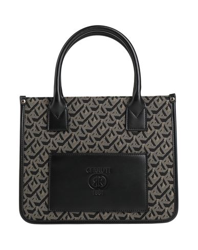 Cerruti 1881 Woman Handbag Khaki Size - Polyester, Cotton, Calfskin