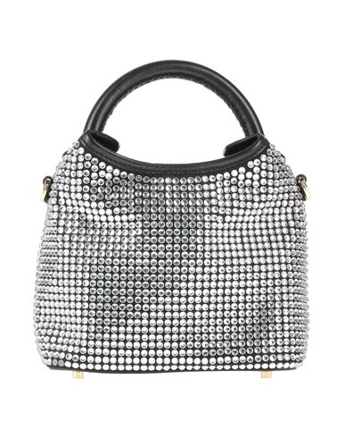 Elleme Woman Handbag Black Size - Leather, Textile Fibers