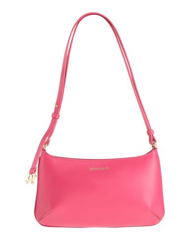 Palm Angels Woman Shoulder Bag Fuchsia Size - Leather