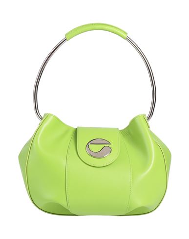 COPERNI COPERNI WOMAN HANDBAG LIME GREEN SIZE - CALFSKIN 