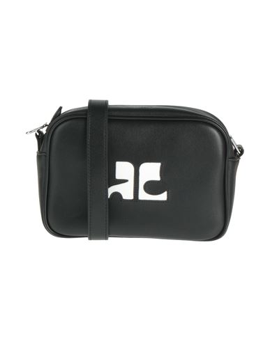 COURRÈGES COURREGES WOMAN CROSS-BODY BAG BLACK SIZE - LEATHER 