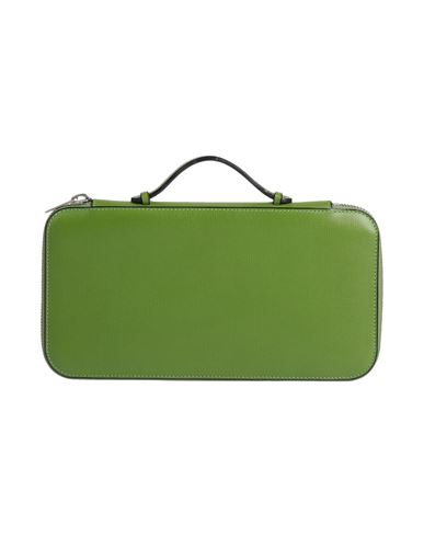 Valextra Woman Handbag Light Green Size - Leather
