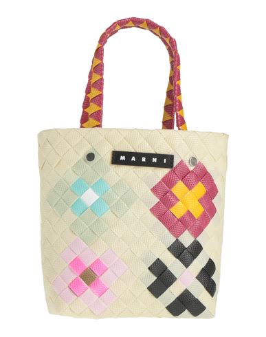 Marni Toddler Girl Handbag Cream Size - Polypropylene, Cow Leather