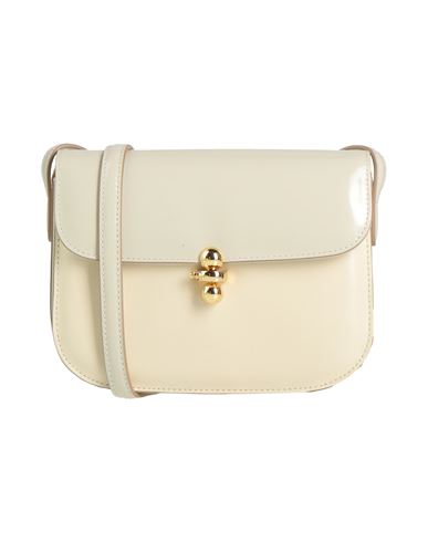 Oui Oui Woman Cross-body Bag Cream Size - Leather