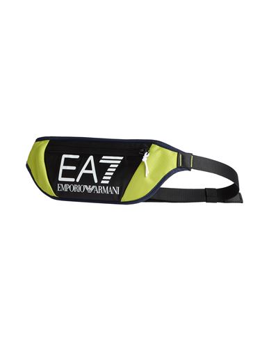 Ea7 Man Belt Bag Lime Green Size - Polyamide, Polyester In Green