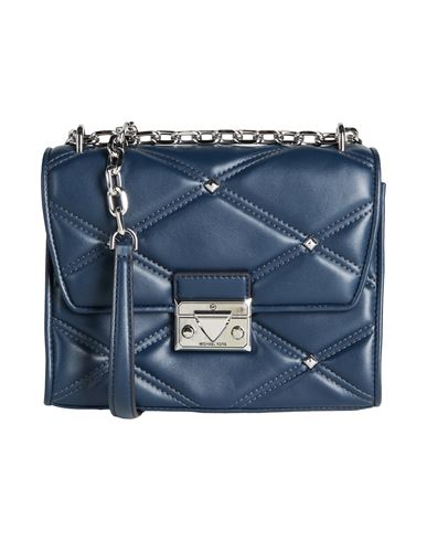Michael Michael Kors Woman Cross-body Bag Midnight Blue Size - Leather